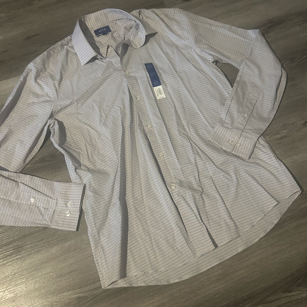 Men's Checkered Dress Shirt